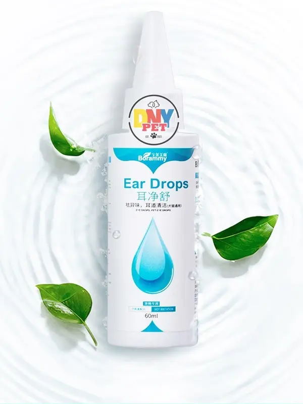 Dung Dịch Nhỏ Tai Vệ Sinh Borammy chiết xuất thiên nhiên làm sạch tai ngăn ngừa viêm nhiễm - 60ml Dành Cho Chó Mèo 2