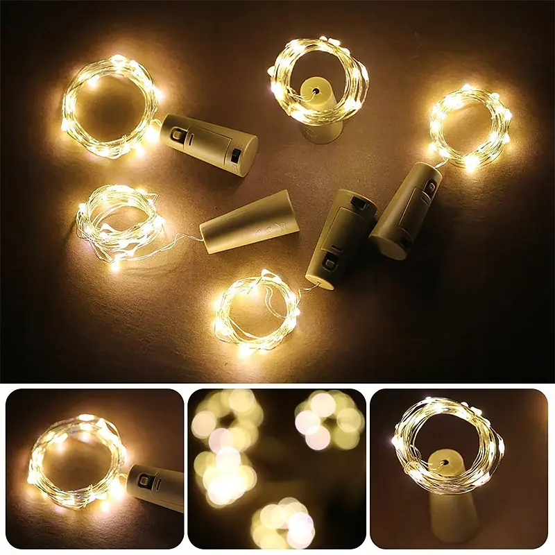 ไฟตกแต่ง LED ขวดตกแต่ง เสาไฟ ไฟประดับของขวัญ ไฟกลางคืน