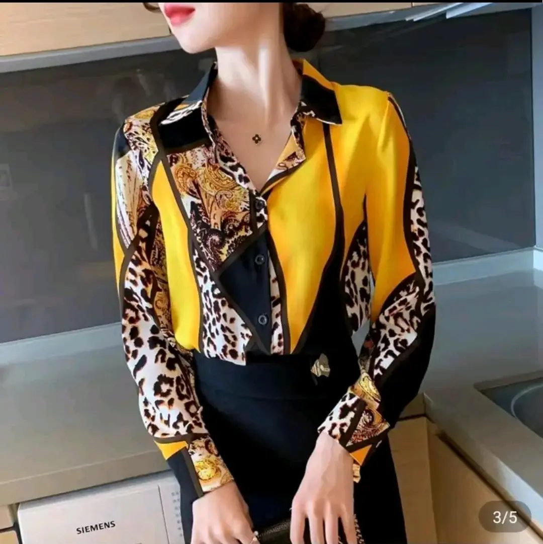 kemeja import silk premium