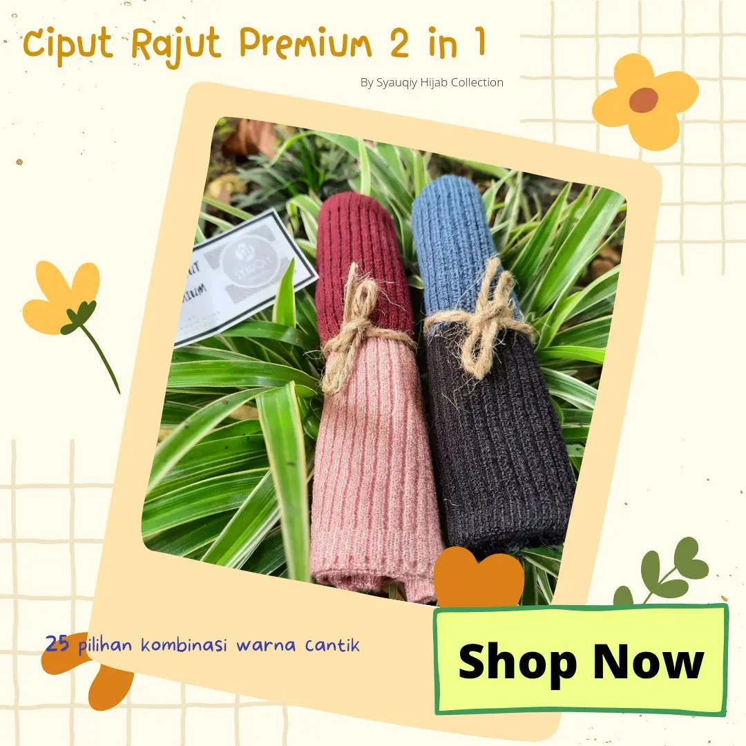 Ciput rajut premium murah
