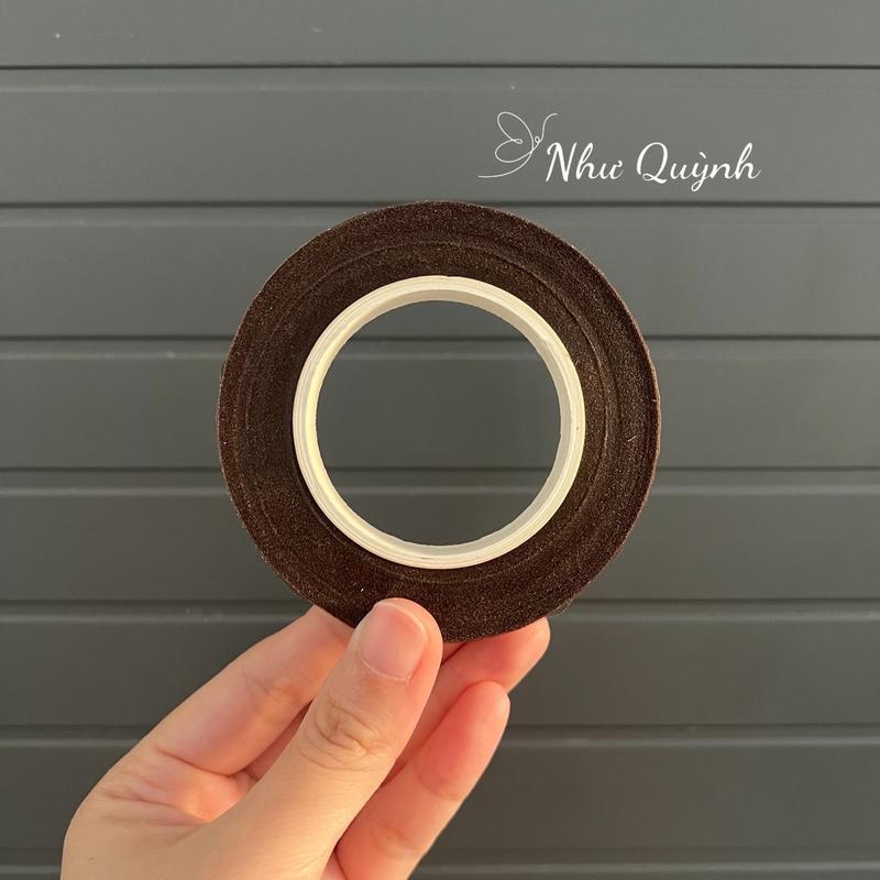 Lốc 12 cuộn băng keo sáp quấn cành, làm thân cây hoa giả, handmade, quấn thân hoa trang trí 6