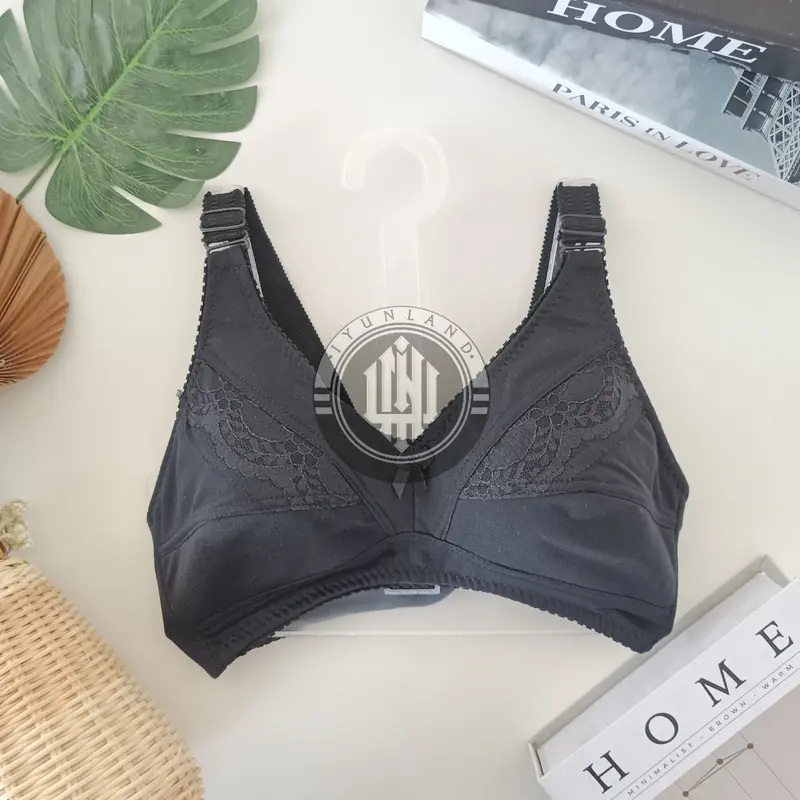 BH LOKAL MOTIF RENDA 3 PCS BH TANPA BUSA TANPA KAWAT CUP SEDANG KAIT 2 0
