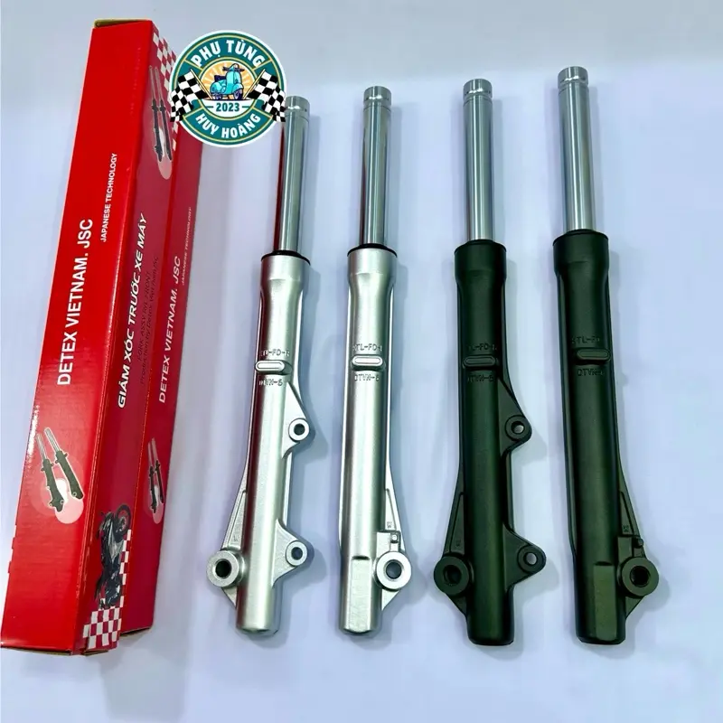 Phuộc trước WAVE RS 100 đĩa lõm - WAVE Rsx 100 - WAVE S100 - WAVE Repsol… [CHÍNH HIỆU DETEX VIETNAM JSC] (1 cặp) phụ tùng sử dụng cho xe hãng HONDA 5