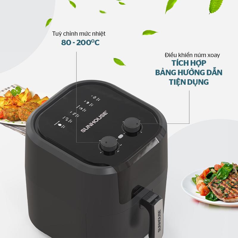 Product Introduction of NỒI CHIÊN KHÔNG DẦU 9L SUNHOUSE SHD4037 hàng chính hãng bảo hành 12 tháng 2