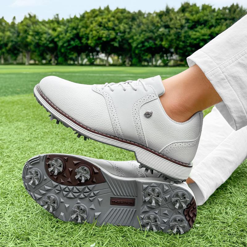 Product Introduction of Professional Golf Shoes Men Spikes Golf Sneakers Outdoor Walking Footwears Non-slip Grass Golf Training Shoes 3