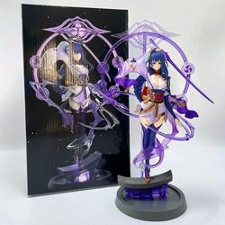 Hutao Ganyu Kamisato Ayaka Yae Miko Raiden Shogun Figurine en PVC mignon modèle d'anime pour la maison, la voiture, le bureau, décoration de Noël, cadeau d'anniversaire pour les fans