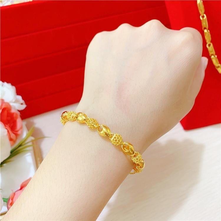 Vòng Tay Tinh Tế Tám Kho Báu, Chất Liệu Hợp Kim, Thời Trang Trung Quốc, Màu Vàng Kim, Phong Cách Cổ Trang Thiết Kế Mới, Ngọt Ngào, Có Thể Điều Chỉnh Kích Thước, Mở, Đơn Giản Và Xinh Xắn, Thích Hợp Cho Bé Gái 4