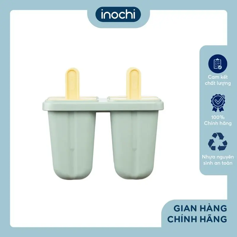 Khuôn làm kem Inochi Kari cho bé, tích hợp kháng khuẩn bằng ion Ag+ và không chứa BPA 6