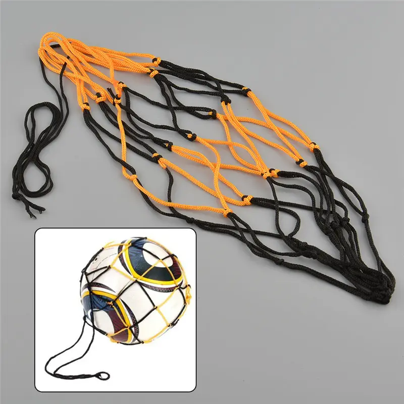 New 1PC Nylon Ball Mesh Net Bag Soccer Football Basketball Volleyball Holder