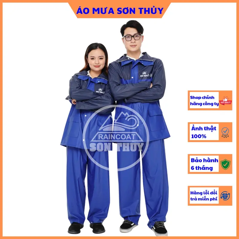 Bộ quần áo đi mưa không thấm nước cao cấp 2