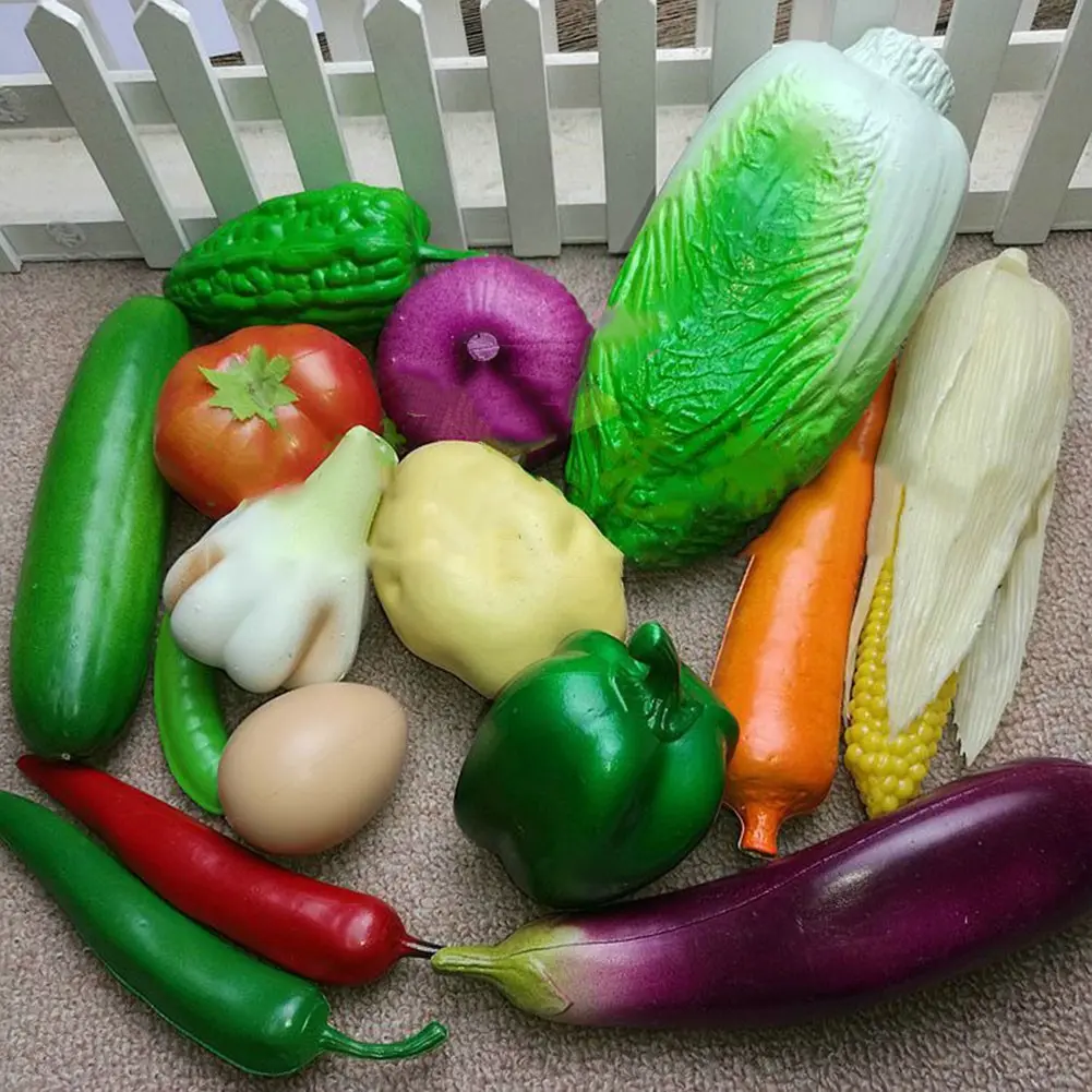 【SHIP NOW】 Simulated plastic vegetable model kitchen vegetable ornaments plastic vegetables #XGYS