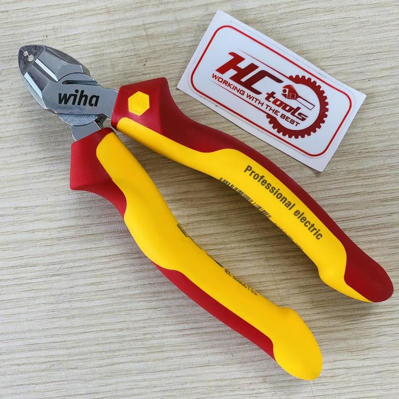 Kìm cắt và tuốt dây cách điện 1000v dài 160mm Wiha 26745 Germany Hàng Chính Hãng | HCTOOLSVN