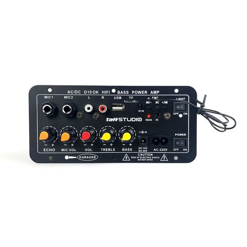 TaffSTUDIO Amplifier Board Audio Bluetooth USB FM Subwoofer DIY 400 W - D10OK/Amplifier Bluetooth USB FM Subwoofer DIY 400 W 2