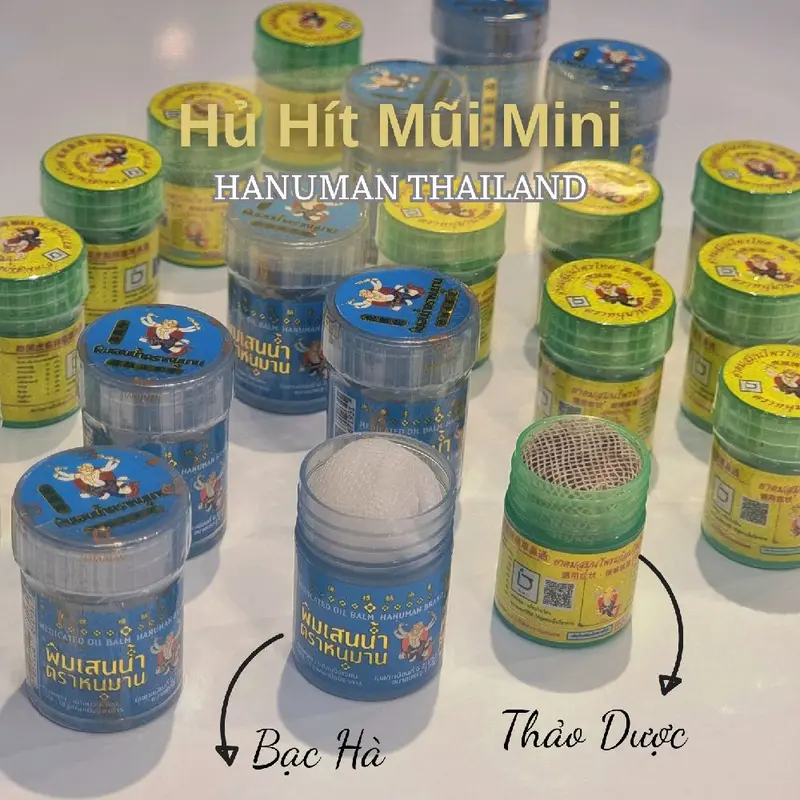 Lọ Hít Mũi Thảo Dược Thái Lan SIÊU TO KHỔNG LỒ, Hít Mũi Hong Thai, Hít Xoang 8