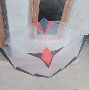 kerangka layangan papiran ukuran 1.20 m.+ plastik