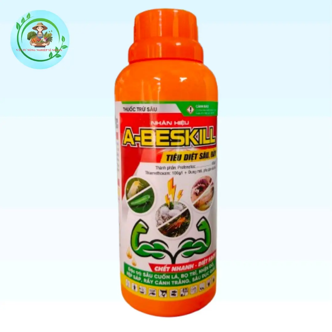 A-BESKILL 450ML - Chai nhựa thân cam, dùng chứa chất lỏng