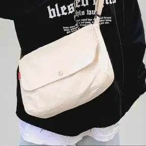 Tas Selempang Kanvas Dinir Unisex Cowok Cewek Slingbag Canvas