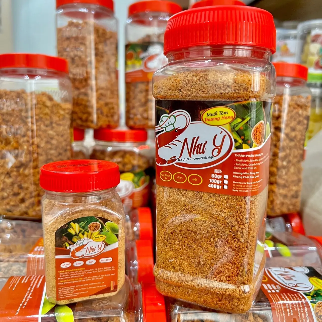 400G MUỐI TÔM NHƯ Ý NHUYỄN THƯỢNG HẠNG - CHÍNH HÃNG Gia Vị Đường Bột