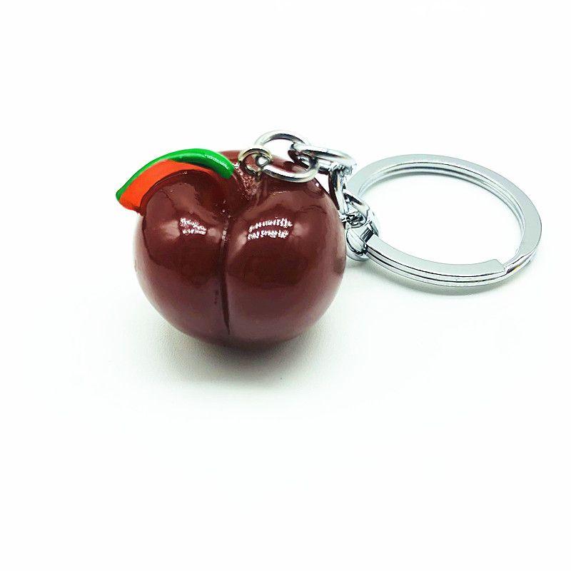 Dây Chuyền Chìa Khóa Trái Cây Resin Sáng Tạo, Phong Cách Trung Quốc Mới, Thiết Kế Cherry, Nhân Vật Dễ Thương Và Đơn Giản, Thích Hợp Làm Đồ Trang Trí Túi Học Sinh, Bán Chạy 1