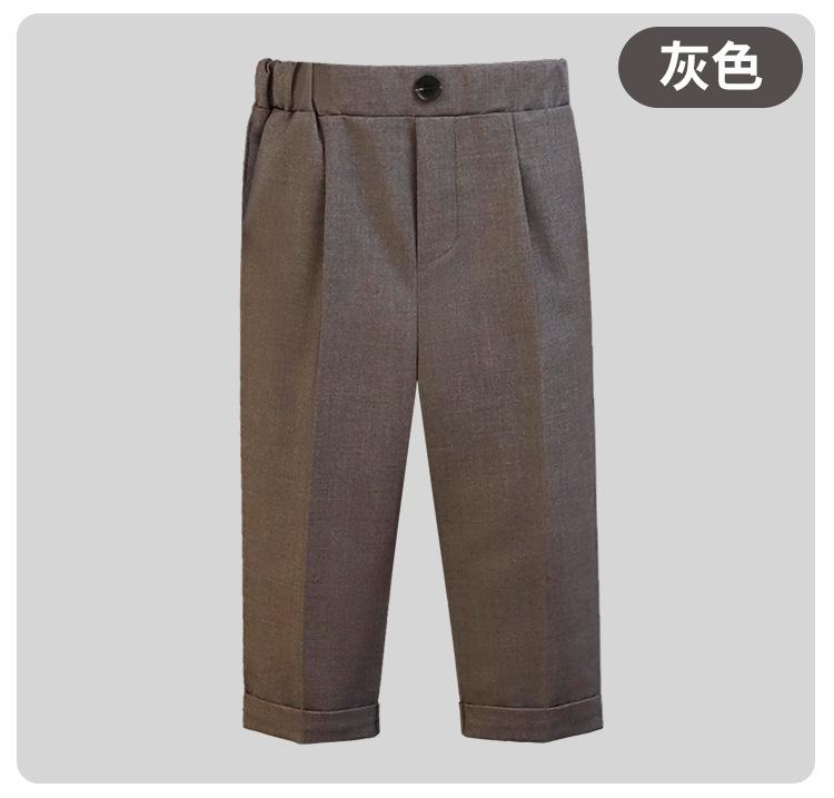 Product Introduction of กางเกงชุดเด็ก, กางเกงสูทสีทึบ, สำหรับเด็กชาย, นักเรียนชั้นประถมศึกษา, ชุดการแสดง, กางเกงขายาวลำลองฤดูใบไม้ผลิและฤดูใบไม้ร่วง 19