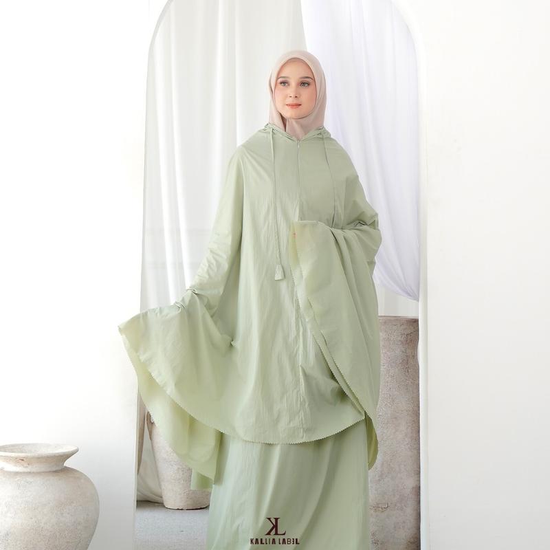 Alula Travel Prayer Set | Mukena Mini Travel Premium by Kallia | Packaging with box 7