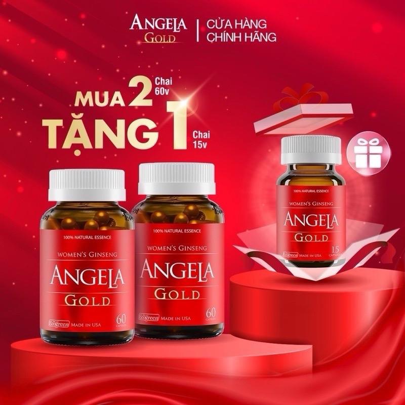 Viên uống sâm Angela Gold Ecogreen giúp làn da căng sáng(60 viên)