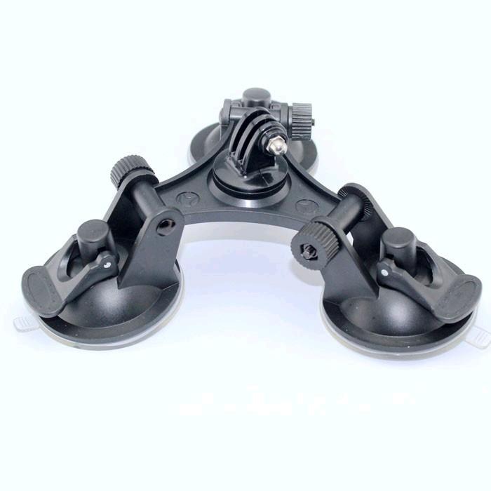 Suction Cup Holder 3 Feets Triangle Stand Holder for Xiaomi Yi / GoPro 3