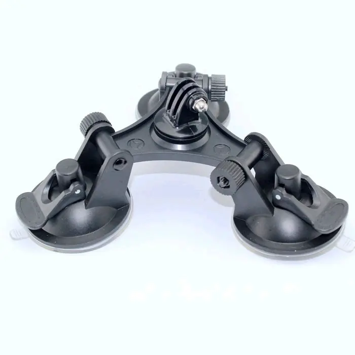 Suction Cup Holder 3 Feets Triangle Stand Holder for Xiaomi Yi / GoPro Glass Camera Foto Kamera Plastik Kaca 3