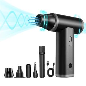 Handheld Turbo Fan Air Duster, Mini Cordless Handheld Air Blower Turbo Jet Fan, High Power Rechargeable Electric Air Duster with Brushless Motor for Car Home