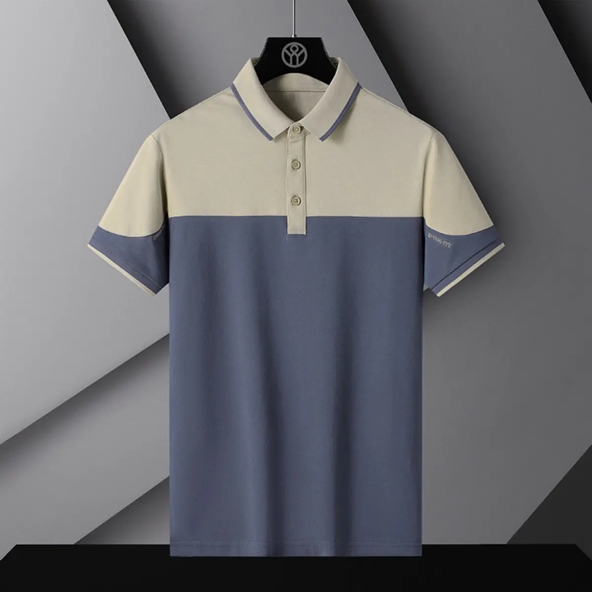 Summer Business Casual Polo Shirt Men's 2025 New Fashion Luxury Short Sleeve Polos Men's High Quality Top Men's Clothing