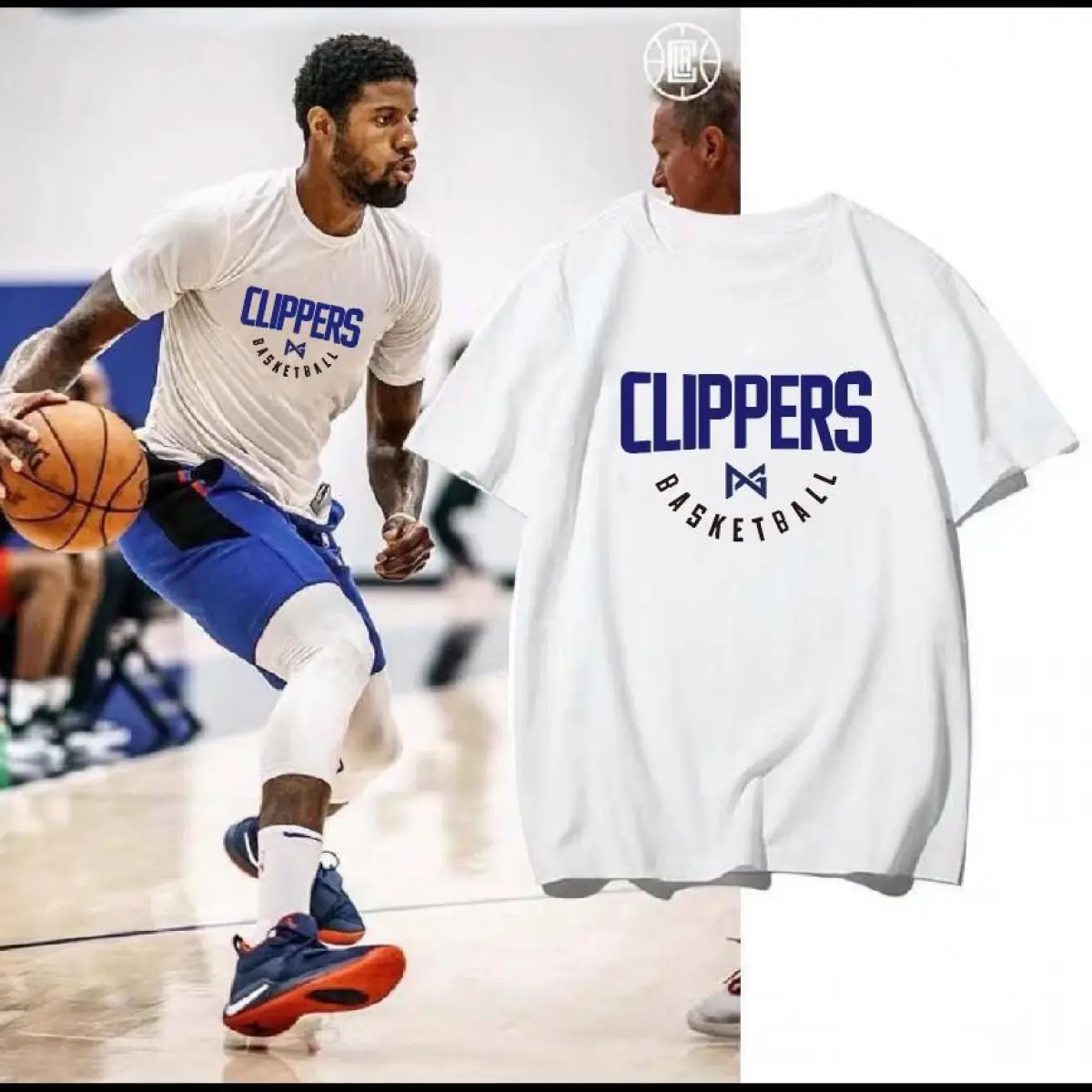 Paul George Quick-Drying American Basketball Short Sleeve Fitness Sports Training Wear Breathable Mesh T-Shirt Shooting Suit Loose