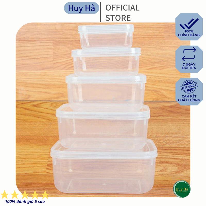 Hộp đựng thực phẩm bầu 5 chiếc 6685 4