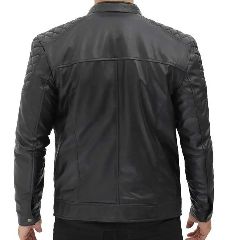 jaket kulit motor pria/aket kulit domba garut /jaket kulit asli 100% original kualitas nomor satu super 2