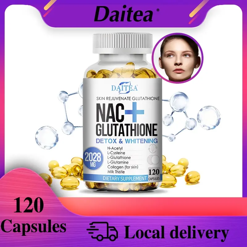 Daitea Glutathione Supplement, Intracellular Complex, Collagen, Milk Thistle - supports cleansing and whitening - TikTok Shop Malaysia Daitea Glutathione Supplement, Intracellular Complex, Collagen, Milk Thistle - supports cleansing and whitening - TikTok Shop Malaysia