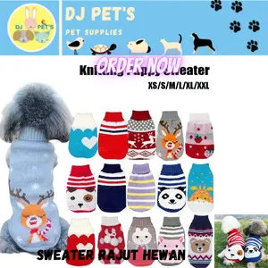 baju anjing kucing sweater anjing dan kucing model rajut lucu