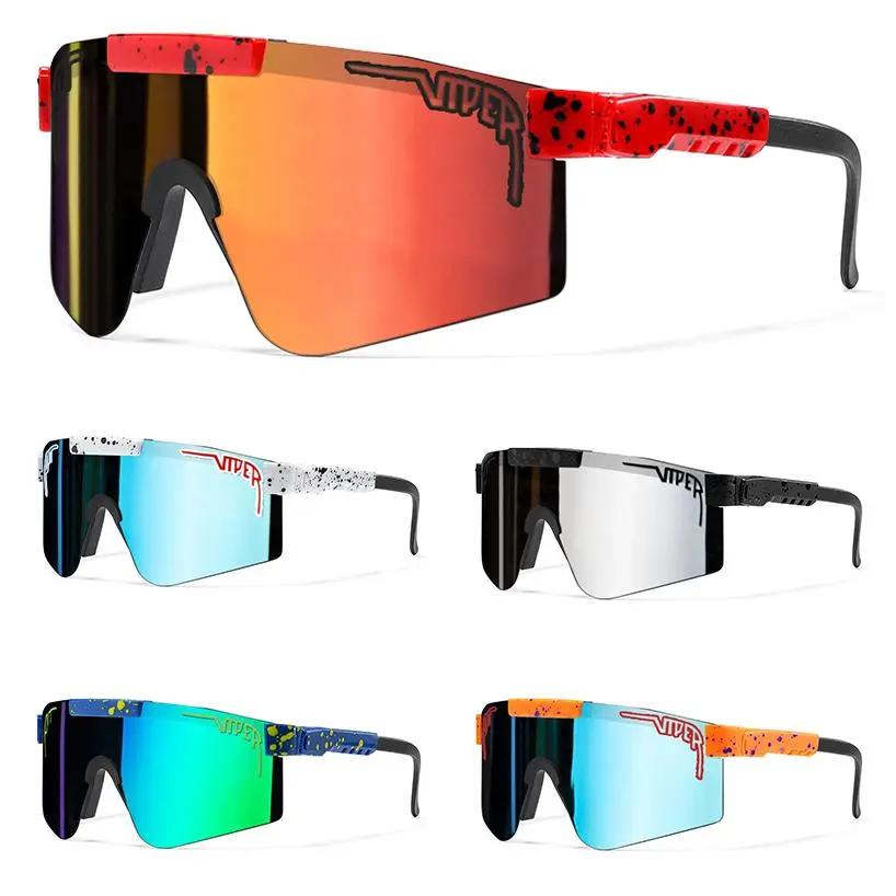 Pit Viper Outdoor Sunglasses Cycling Glasses MTB Sport Goggles UV400 Men Women Bike Bicycle Eyewear Without Box