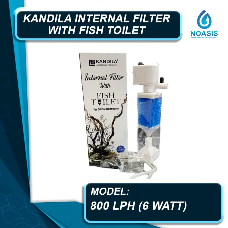 KANDILA FISH TOILET FT - 800 Pompa Air Internal Filter Aquarium Aquascape 3
