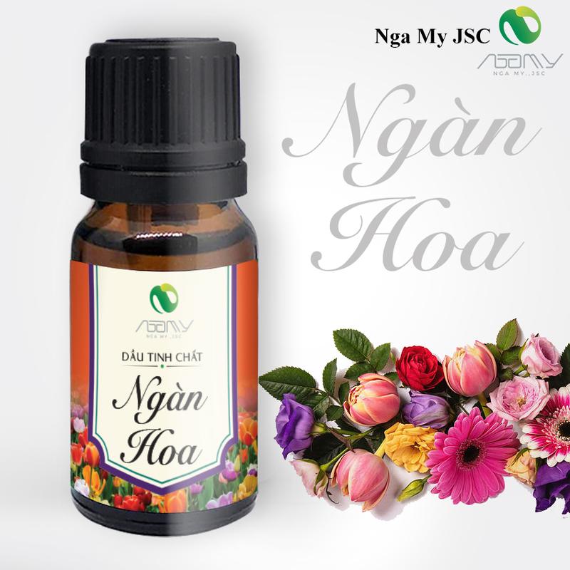 Tinh Dầu Xông Phòng Ngàn Hoa Nga My Dung Tích 10ml Thơm Phòng Giảm Căng Thẳng Khử Mùi Hôi Dầu Thơm Phòng Dầu Thơm