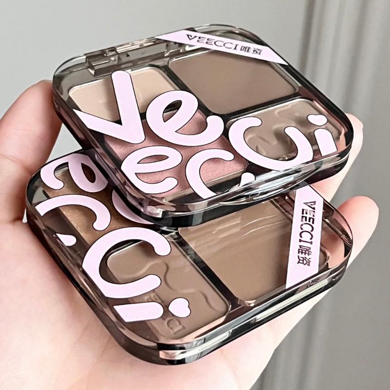 Bảng Phấn Bắt Sáng Và Tạo Khối VEECCI - Tự Nhiên Lâu Trôi Chống Nước 8g