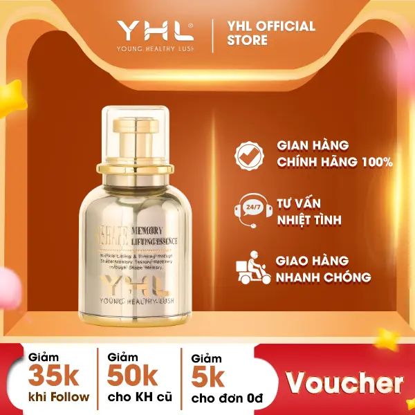 Serum giúp trẻ hóa và săn chắc làn da mặt YHL Hàn Quốc - Chai 30ml, skincare