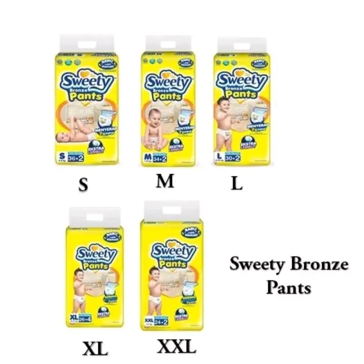 Pampers sweety bronze pants