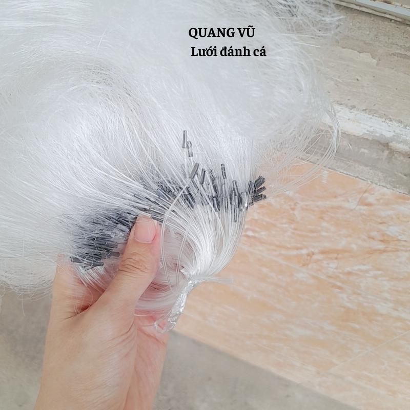 Lưới đánh cá 3 màn (màng) bắt cá diếc, rô phi, trắm, chép Cao 75-80cm then 2, 3, 4, 5 giăng thả cá ở sông hồ ao suối Đi Câu Fishing Câu Cá Đồng Fish Nam Lure 2