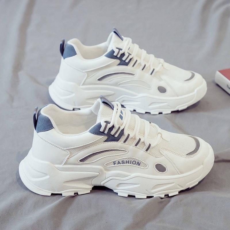 Product Introduction of giày nam tăng chiều cao 5cm lưới kết hợ da có phản quang sp 2002 Sneaker Cao Su Đế Bằng Shoes 21