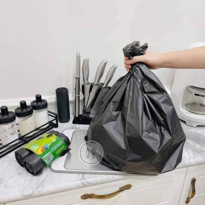 MÔ TẢ SẢN PHẨM  ____ BỊCH 12 CUỘN TÚI ĐỰNG RÁC CHẤT LIỆU NILON TỰ HỦY SINH HỌC - TIỆN DỤNG, TIẾT KIỆM ____ 1