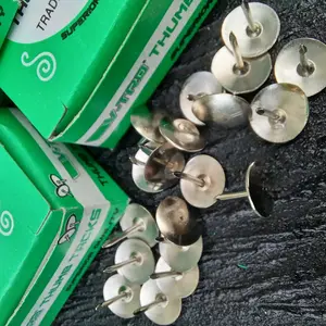 Paku Payung 10 Box / Paku Pines Logam dengan Total 200 pcs - Hemat dan Berkualitas untuk Kebutuhan Kantor dan Rumah