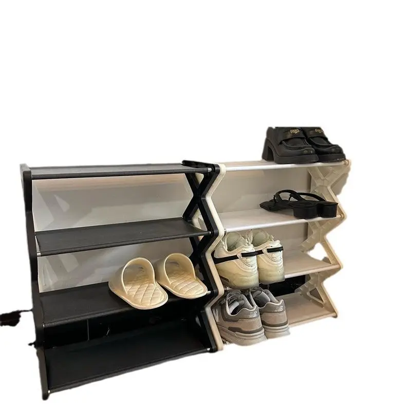 Space Saving 4 Layer Shoe Rack, 1 Count Multifunctional Adjustable Shoe Storage Rack, Living Room Plant & Book Storage Holder, Home Organizer, Bedroom Accessories, Organization 4