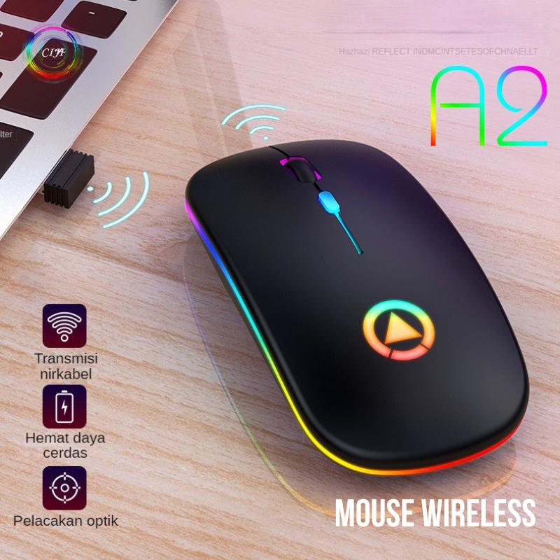 CIJI CJCM-WM Mouse Gaming Wireless 1600DPI LED Backlit Rechargeable ...