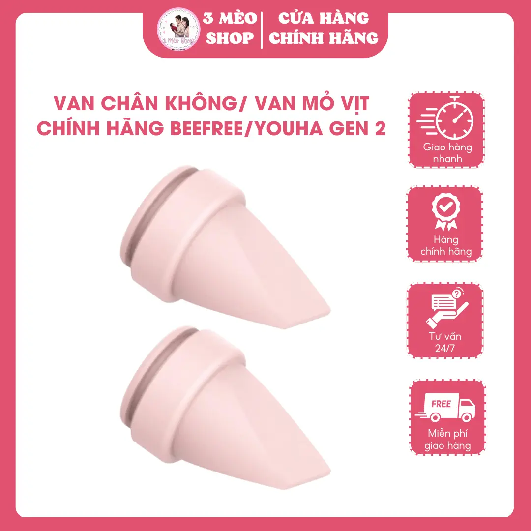 (CHÍNH HÃNG) VAN CHÂN KHÔNG/ VAN MỎ VỊT BEEFREE/YOUHA GEN 2