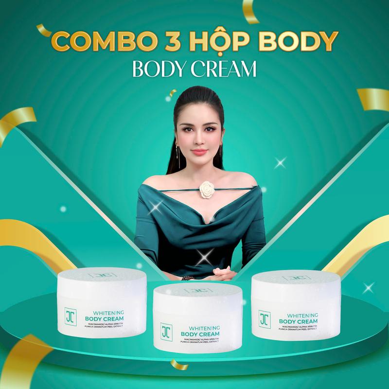 CB4 - [Combo 3 hộp] Kem body Nhã Lê - Whitening Body Cream - Dưỡng Da Body, Làm Đẹp Da