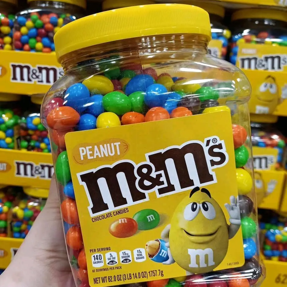 [ Hàng mua tại Mỹ] Socola M&M đậu phộng M&M’s Peanut Chocolate - Tách lẻ 300 gam